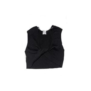 super cute black cross tank